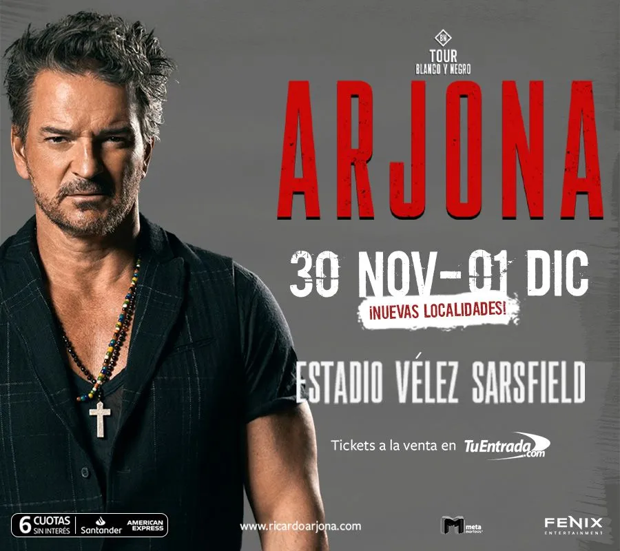 Evento - RICARDO ARJONA - BUENOS AIRES